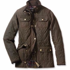 Barbour Women's Waxed Quilted Utility Jacket